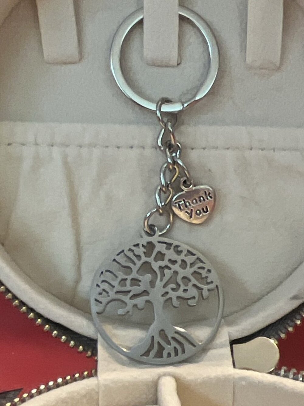 Tree of Life Keychain Metal Fob Charm
